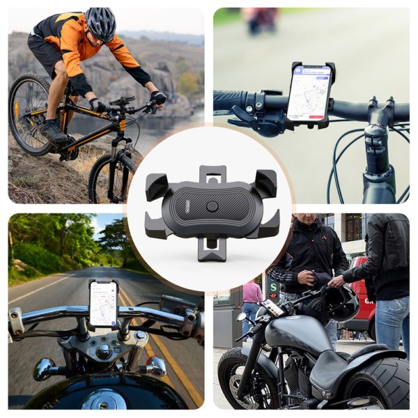 Bike Phone Holder Universal Motorcycle Bicycle Phone Holder Handlebar Stand Mount Bracket Mount Phone Holder For iPhone Samsung