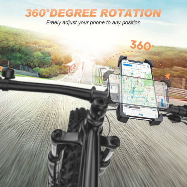 Bike Phone Holder Universal Motorcycle Bicycle Phone Holder Handlebar Stand Mount Bracket Mount Phone Holder For iPhone Samsung