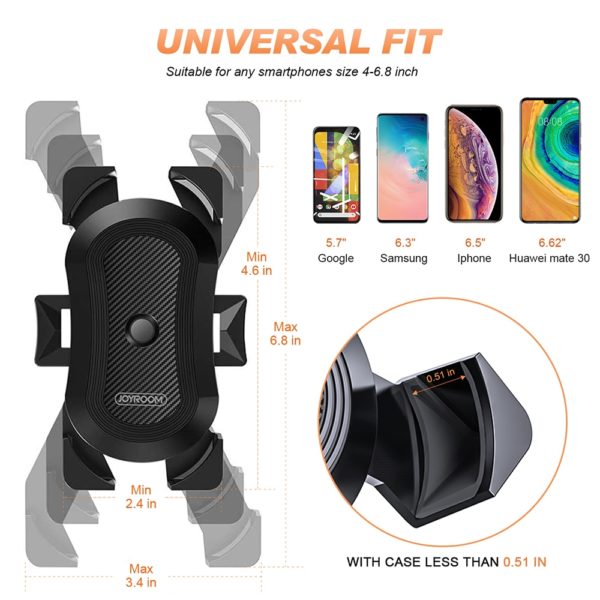 Bike Phone Holder Universal Motorcycle Bicycle Phone Holder Handlebar Stand Mount Bracket Mount Phone Holder For iPhone Samsung